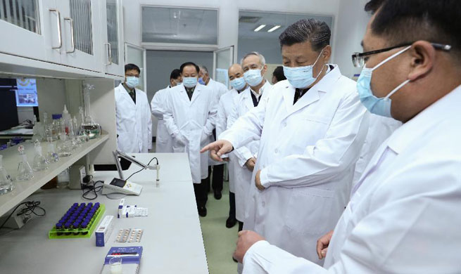 Xi stresses COVID-19 scientific research during Beijing inspection