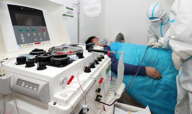 Cured coronavirus patients donate plasma in Hunan