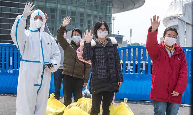 Last batch of cured patients transferred away from sports venue-turned-hospital in Wuhan