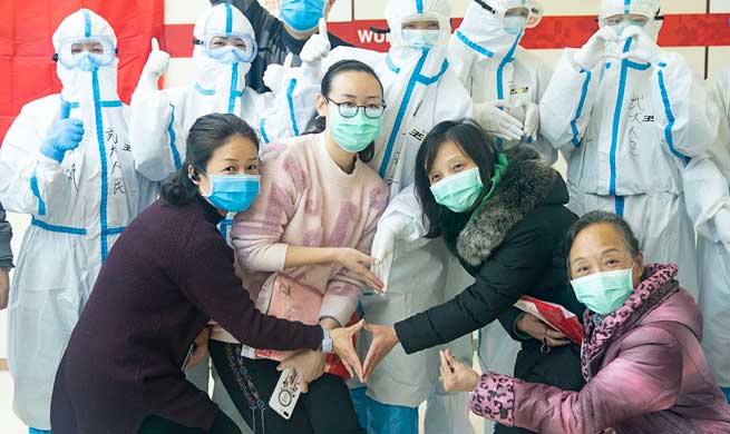 Number of patients decreases at makeshift hospital in Wuchang District of Wuhan