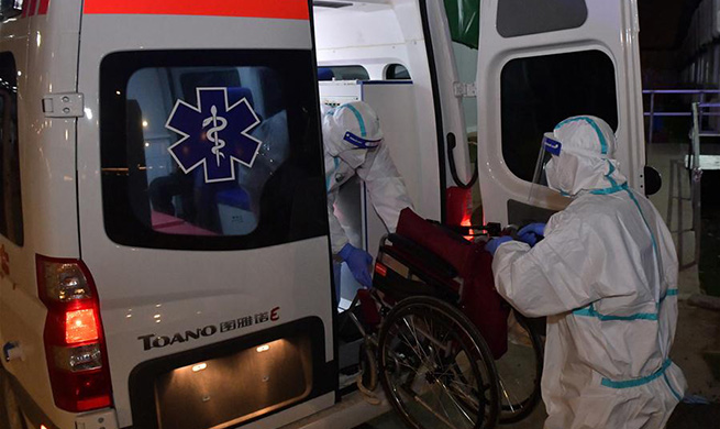 Pic story: ambulance driver shuttles COVID-19 patients between hospitals in Wuhan