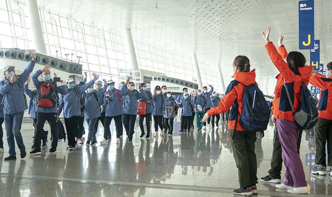 Some medical assistance teams leave Hubei Province