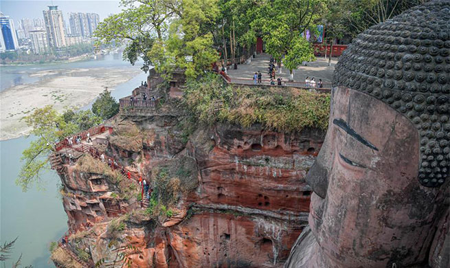 Leshan Giant Buddha in Sichuan reopens to tourists