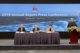 Huawei reports 19-pct revenue growth in 2019