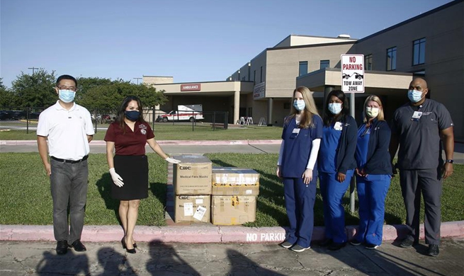 Chinese students donate PPE to U.S. hospitals through Texas school