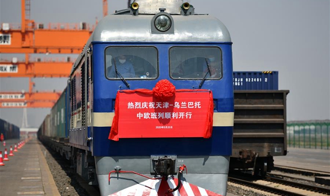 China's Tianjin opens new rail-water freight service
