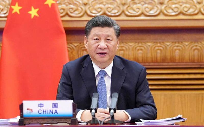 Xi proposes pandemic "firewall," free trade for world economic recovery