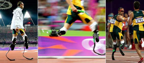 "Blade Runner" fights in men's 4x400m relay final