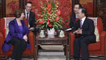 Premier Wen meets with EU high representative for foreign affairs