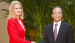 Premier Wen meets with Danish PM