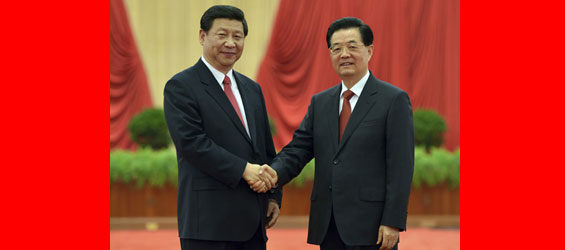 Hu Jintao, Xi Jinping meet delegates to 18th CPC National Congress