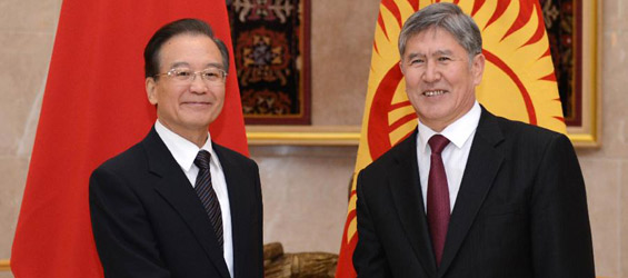 Chinese Premier meets Kyrgyz President in Bishkek
