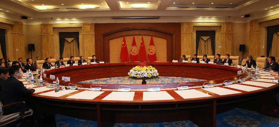 Chinese Premier meets Kyrgyz President in Bishkek