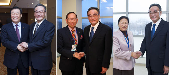 Top Chinese legislator meets senior Asian legislators on ties