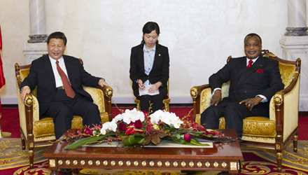 Chinese president pledges to enhance cooperation with Republic of Congo, Africa