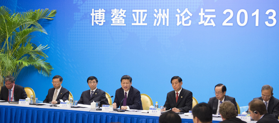 Xi says China to sustain "relatively high" growth