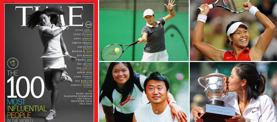 Li Na on Time Magazine cover