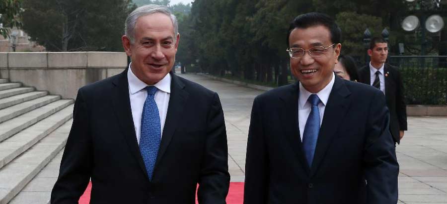 Chinese premier meets Israel PM, urging cooperation