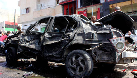 At least 3 killed in blast at hospital car park in Libya