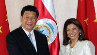 Chinese, Costa Rican presidents discuss bilateral cooperation