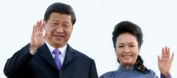 Chinese President Xi Jinping, wife arrive in California