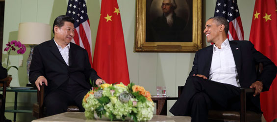 Xi, Obama meet press