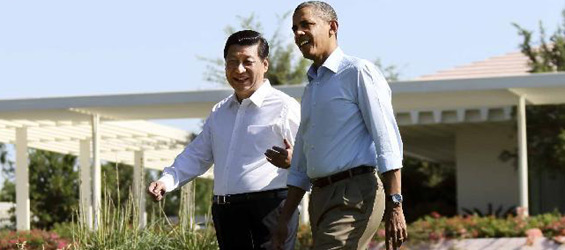 Xi, Obama take walk before heading into second meeting