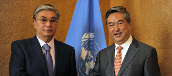 Xinhua president meets with director general of UN Office in Geneva