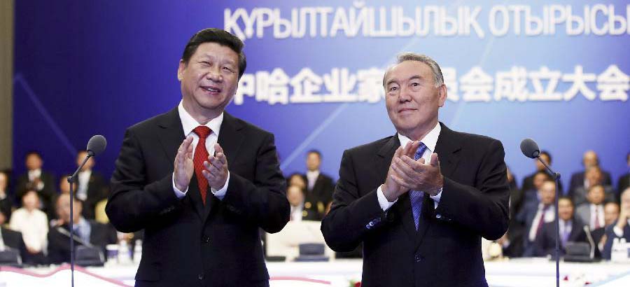 Xi urges Chinese, Kazakh entrepreneurs to boost cooperation