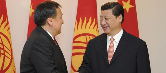 Chinese president, Kyrgyz speaker agree to promote cooperation