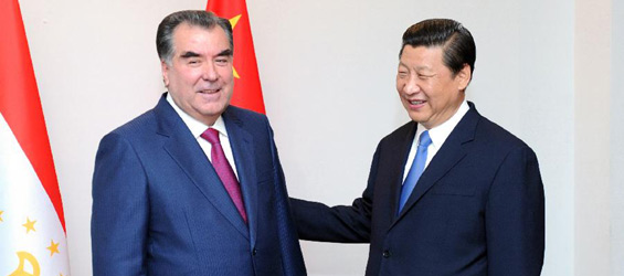 Chinese, Tajik presidents agree to accelerate gas pipeline construction