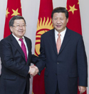 Chinese president calls for more trade between China's Xinjiang, Kyrgyzstan