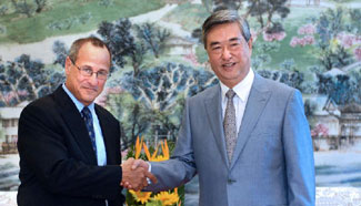 Xinhua president meets with senior vice president for worldwide news gathering of the NBC News