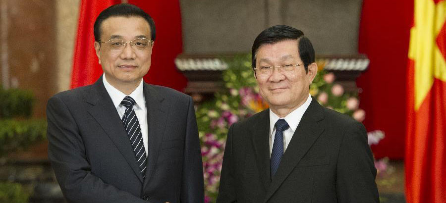 Premier Li meets Vietnamese president in Hanoi