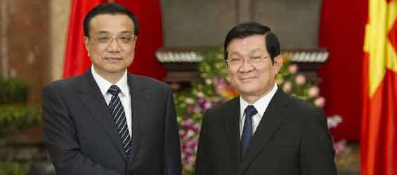 Premier Li meets Vietnamese president in Hanoi