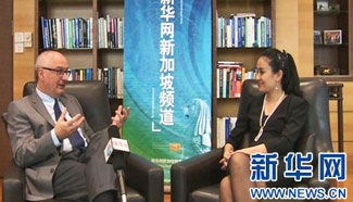 Professor Arnoud De Meyer, SMU President received interview with Xinhuanet