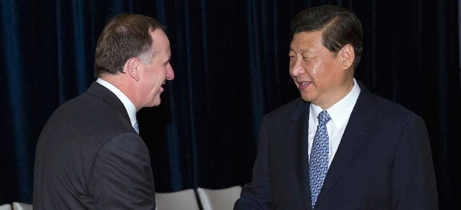 China, New Zealand pledge to further ties, cooperation