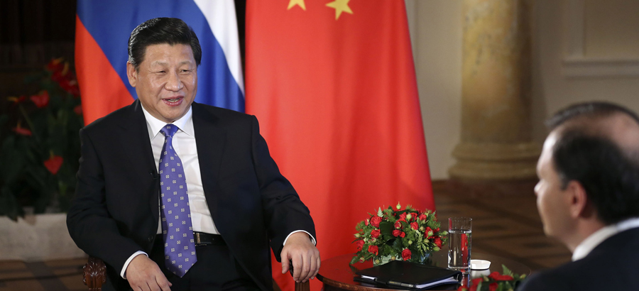 Xi hails development of China-Russia ties