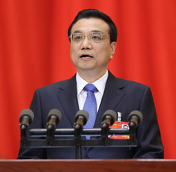 Chinese Premier delivers gov't work report