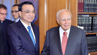 China, Greece issue joint statement, pledge to deepen partnership