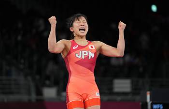 Japan's Susaki wins women's 50kg freestyle wrestling gold at Tokyo Olympics