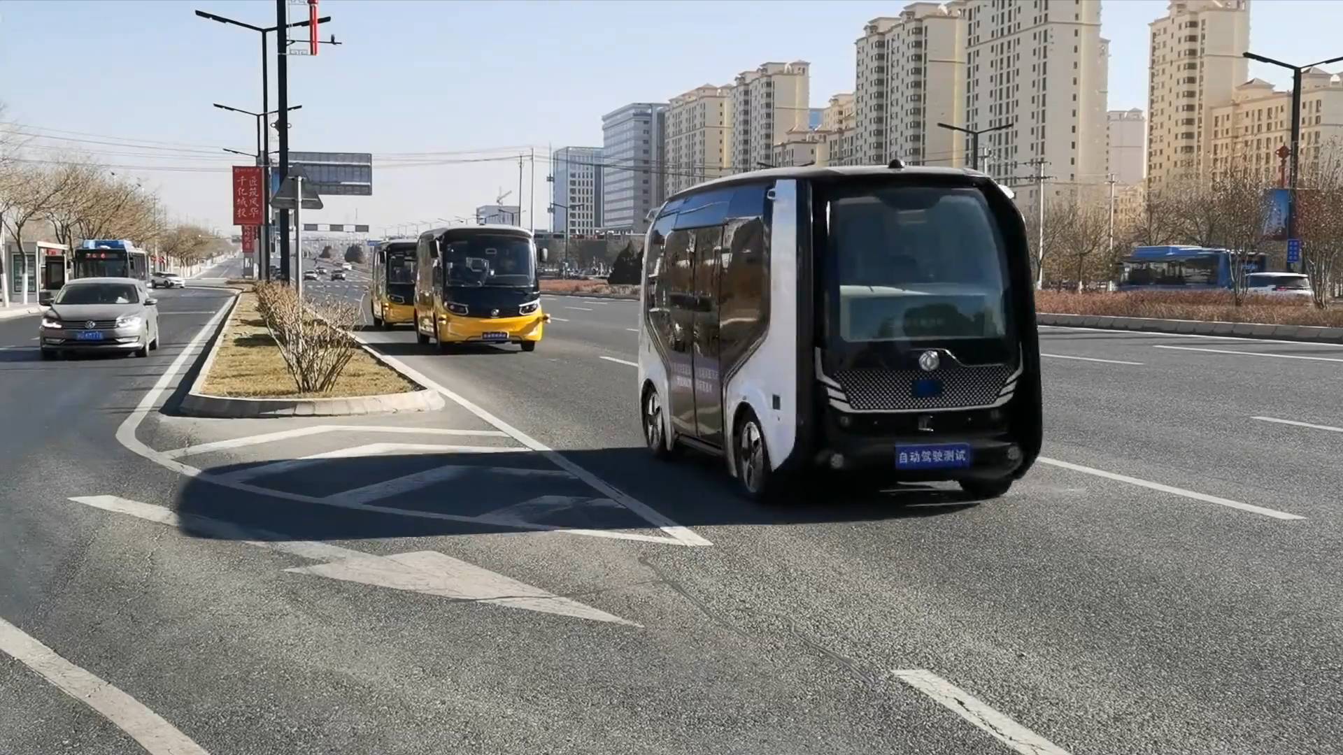 GLOBALink | NW. China's Lanzhou starts on-road testing of self-driving cars