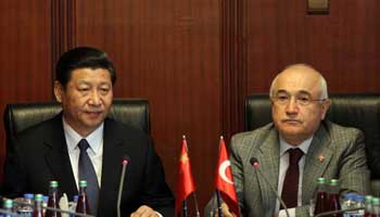 Chinese VP meets with Turkish Parliament Speaker
