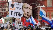 Putin's supporters celebrate victory in Moscow