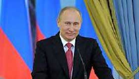 Russia officially declares Putin's victory