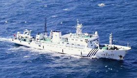 China sends marine surveillance ships to protect shiping boats