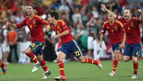 Spain struggles to beat Portugal 4-2 on penalties