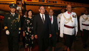 China's top legislator arrives in Fiji for 4-day visit