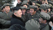 DPRK top leader observes satellite launching process