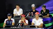 Drivers attend press conference of Bahrain F1 Grand Prix
